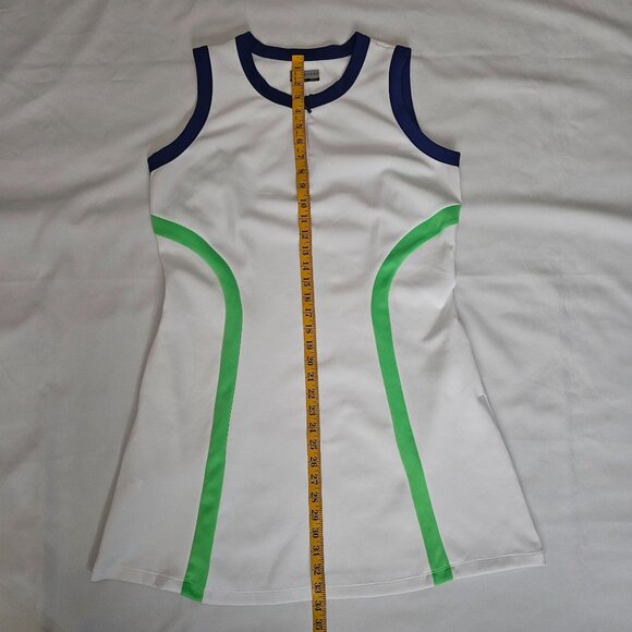 PGA TOUR Activewear Golf Color Block Sleeveless Flounce Dress Women's Size Large - Picture 9 of 9